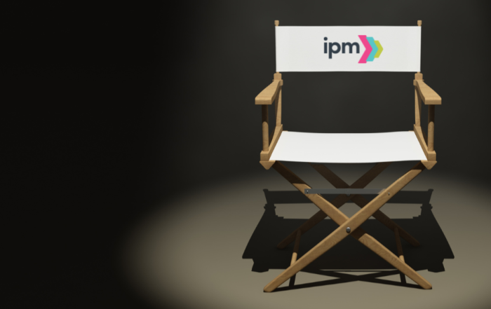 director chair featuring IPM